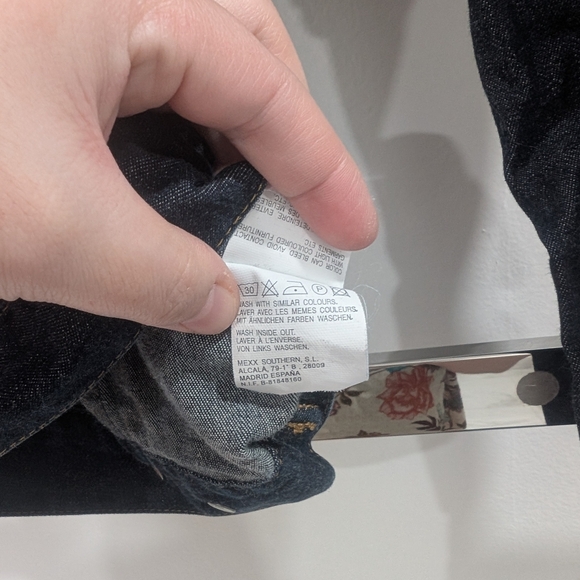 MEXX Denim Jean Jacket - Dark Wash - Small - Picture 5 of 8